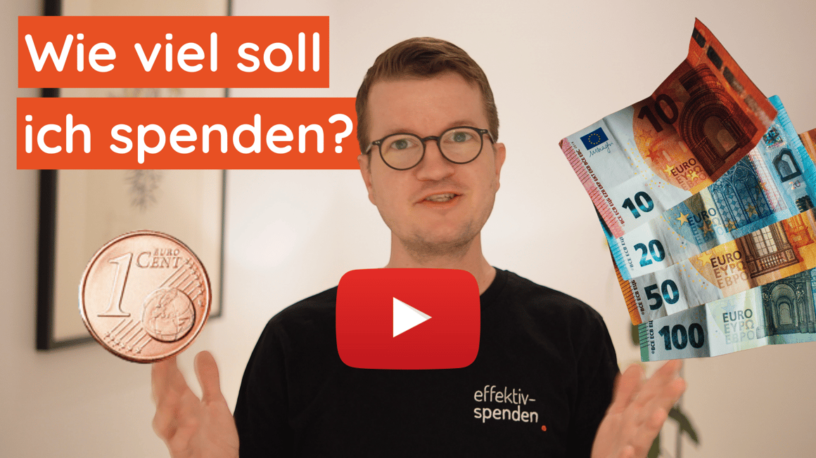 YouTube thumbnail "How much should I donate?"